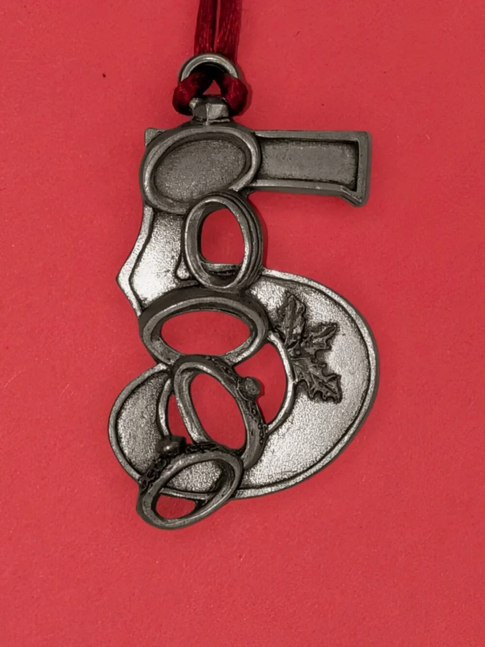 1992 Seagull Pewter 12 Days of Christmas Ornaments - Vintage Buyer's Choice